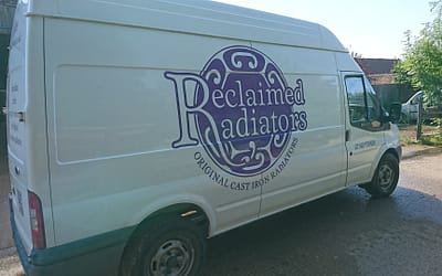 Presenting the “reclaimed” Reclaimed Radiators van